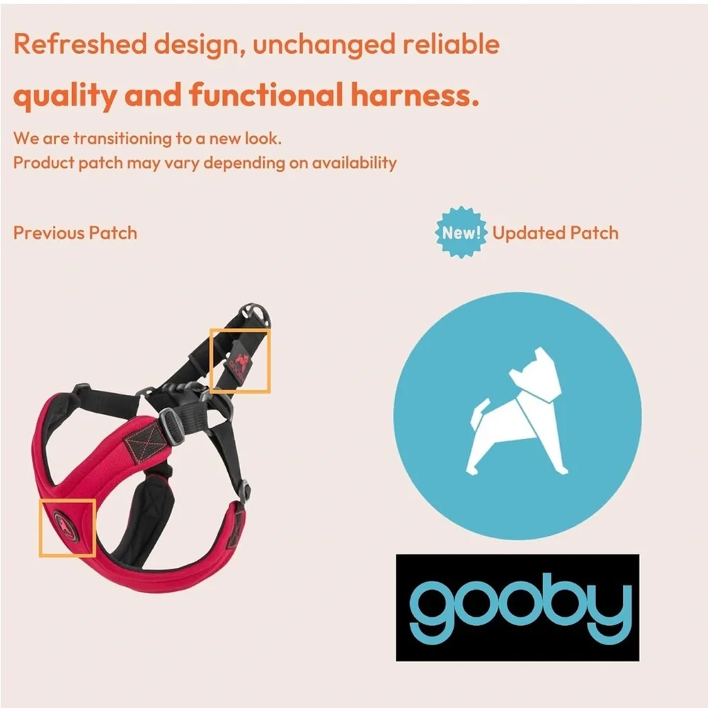 Gooby Escape Free Sport Harness - Blue, Large - No‎ Choke Step-in